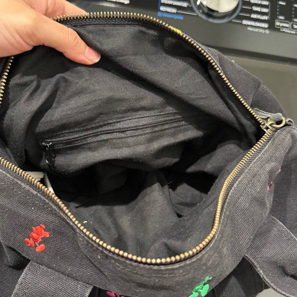 Disneyland Resort Duffle Purse Mickey Mouse Embroidered Colorful Multi Color - Picture 9 of 12